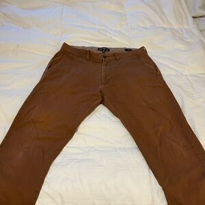 J.Crew Men's Dark Brown Khaki Pants